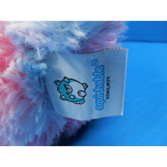 Squishable Cotton Candy Bunny Rabbit Plush Sewn Eyes Stuffed Animal 10" w/Tag - Picture 6 of 10